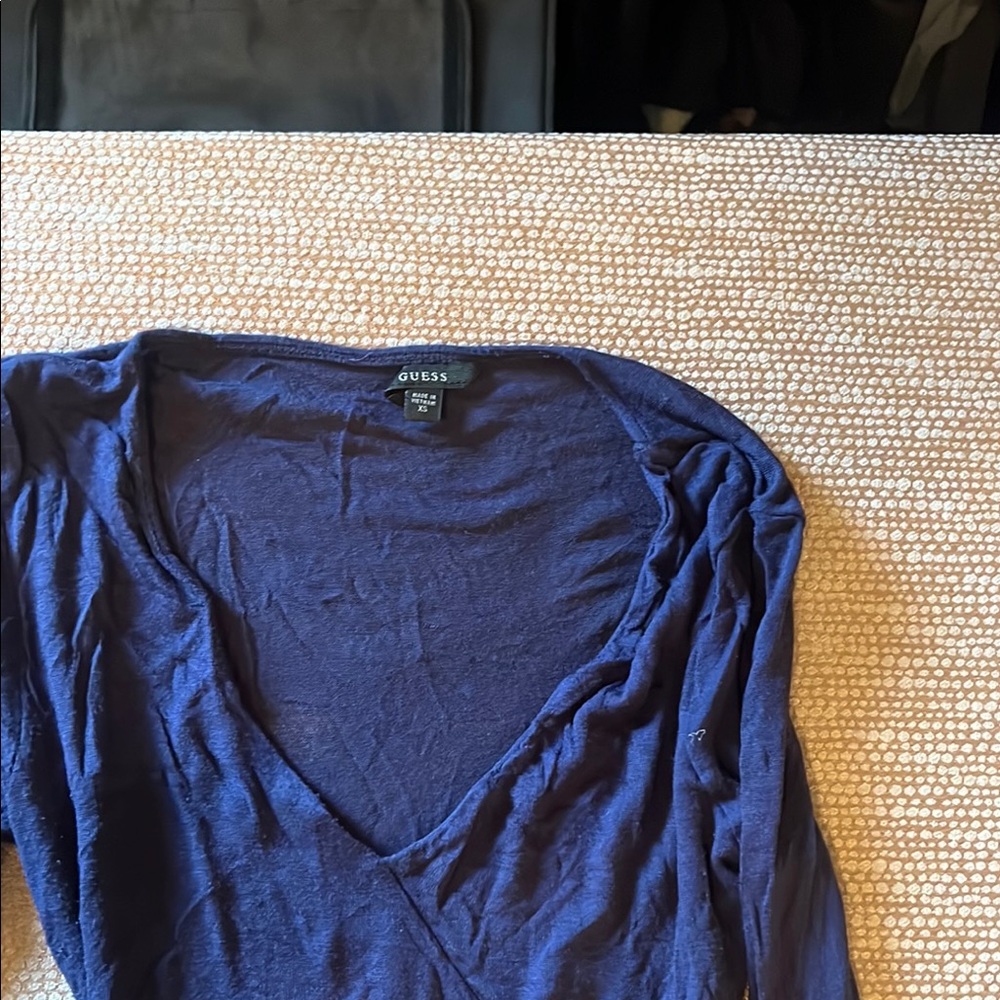 Guess Women's Navy Top